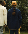 go slow caravan(ゴースローキャラバン) |ネル起毛カギ針編みポケットシャツ (MENS/WOMENS)