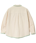 go slow caravan(ゴースローキャラバン) |ネル起毛カギ針編みポケットシャツ (MENS/WOMENS)