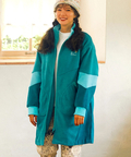 go slow caravan(ゴースローキャラバン) |スラッシュ切替フリースハーフコート (WOMENS)　