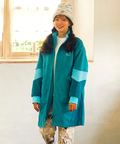 go slow caravan(ゴースローキャラバン) |スラッシュ切替フリースハーフコート (WOMENS)　
