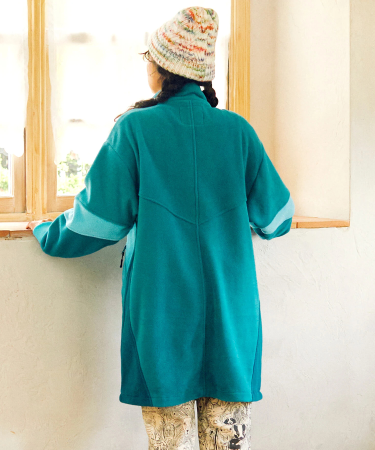 go slow caravan(ゴースローキャラバン) |スラッシュ切替フリースハーフコート (WOMENS)　