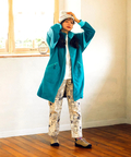 go slow caravan(ゴースローキャラバン) |スラッシュ切替フリースハーフコート (WOMENS)　