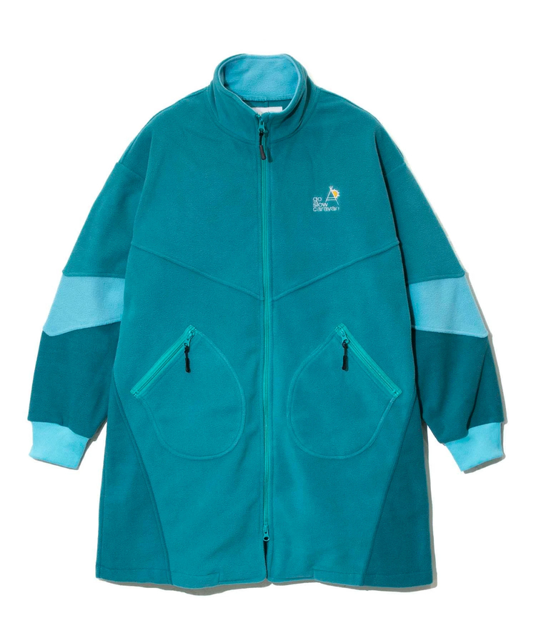 go slow caravan(ゴースローキャラバン) |スラッシュ切替フリースハーフコート (WOMENS)　