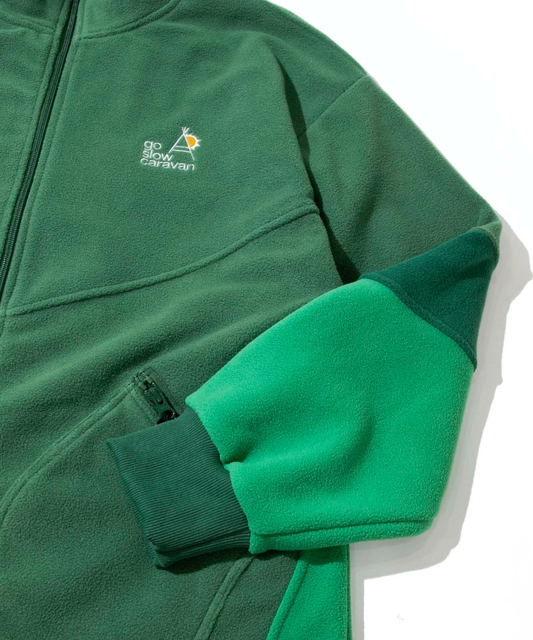 go slow caravan(ゴースローキャラバン) |スラッシュ切替フリースハーフコート (WOMENS)　