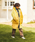 go slow caravan(ゴースローキャラバン) |ボアファーMIXパッチワークコート (WOMENS)