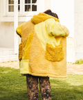 go slow caravan(ゴースローキャラバン) |ボアファーMIXパッチワークコート (WOMENS)