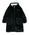 go slow caravan(ゴースローキャラバン) |ボアファーMIXパッチワークコート (WOMENS)