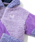 go slow caravan(ゴースローキャラバン) |ボアファーMIXパッチワークコート (WOMENS)
