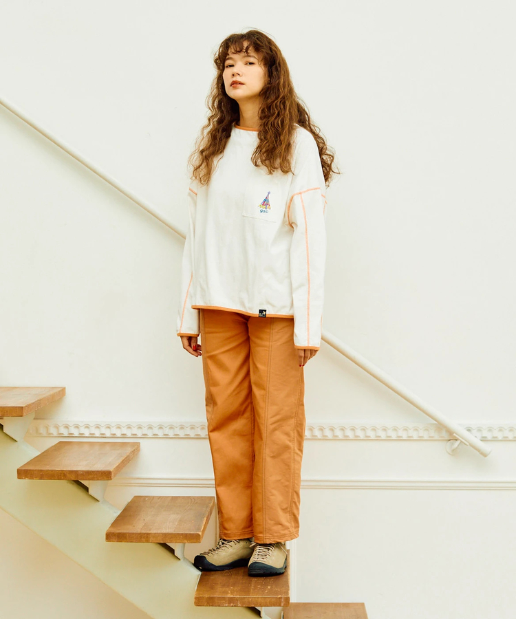 go slow caravan(ゴースローキャラバン) |USA/CプルオーバーTEE (WOMENS)