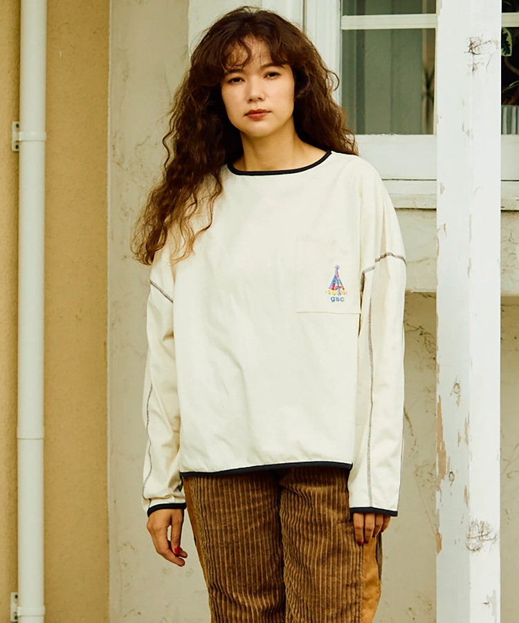 go slow caravan(ゴースローキャラバン) |USA/CプルオーバーTEE (WOMENS)