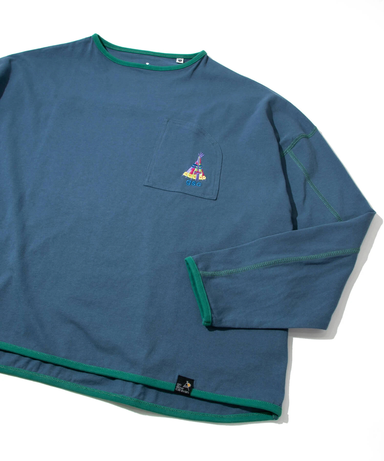 go slow caravan(ゴースローキャラバン) |USA/CプルオーバーTEE (WOMENS)