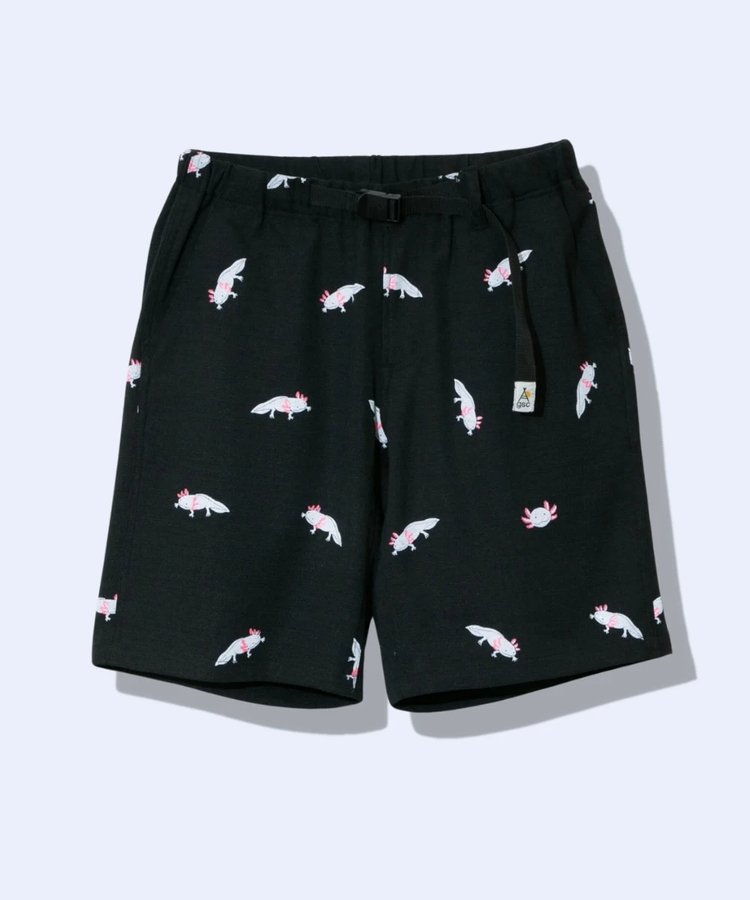 go slow caravan(ゴースローキャラバン) |ブッチャー総柄プリントイージーショーツ (MENS)