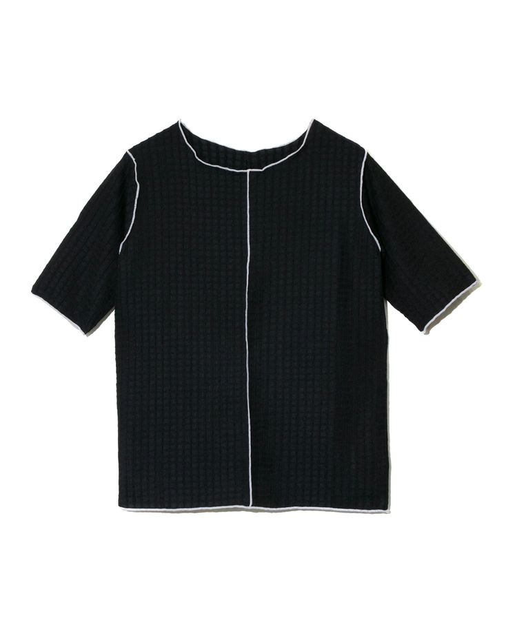 go slow caravan(ゴースローキャラバン) |le colis/ルコリ ステッチ配色メローデザインTEE (WOMENS)