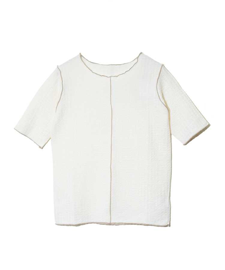 go slow caravan(ゴースローキャラバン) |le colis/ルコリ ステッチ配色メローデザインTEE (WOMENS)