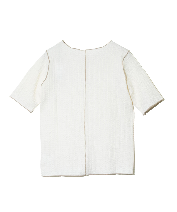 go slow caravan(ゴースローキャラバン) |le colis/ルコリ ステッチ配色メローデザインTEE (WOMENS)