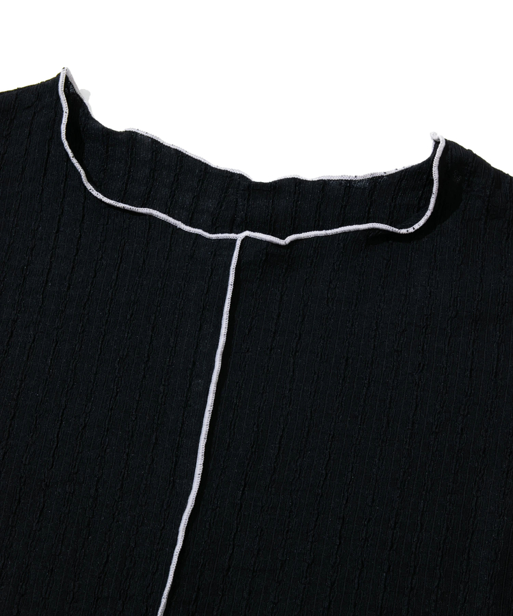 go slow caravan(ゴースローキャラバン) |le colis/ルコリ ステッチ配色メローデザインTEE (WOMENS)