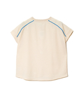 go slow caravan(ゴースローキャラバン) |le colis/ルコリ ミニワッフルコードパイピングフレンチスリーブPO (WOMENS)