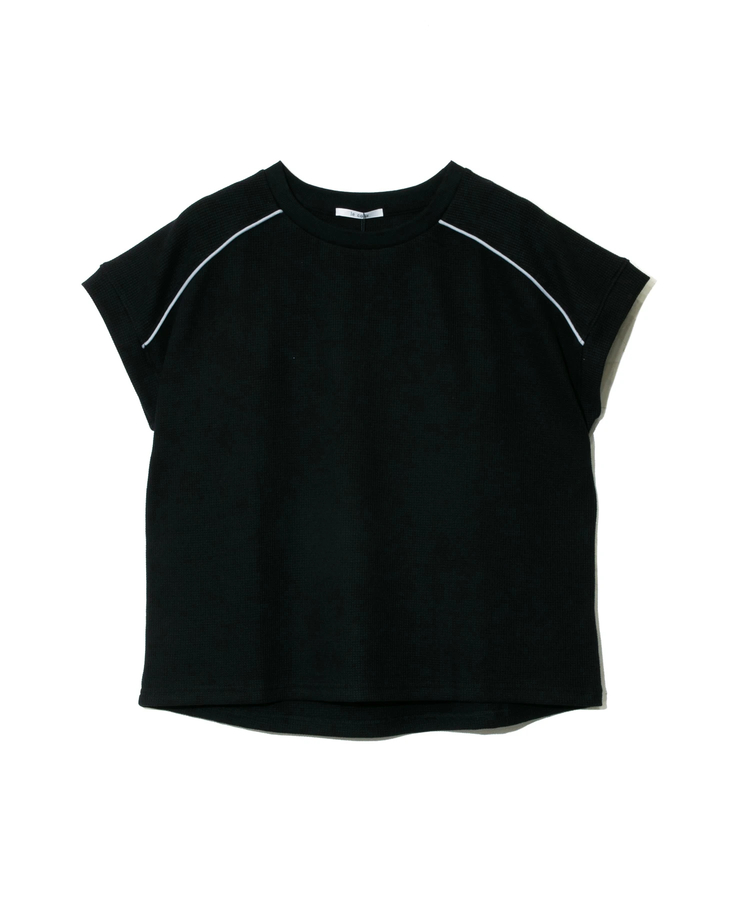 go slow caravan(ゴースローキャラバン) |le colis/ルコリ ミニワッフルコードパイピングフレンチスリーブPO (WOMENS)