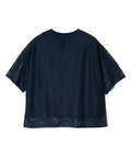 go slow caravan(ゴースローキャラバン) |le colis/ルコリ メッシュロゴレイヤード5分袖TEE (WOMENS)