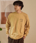 go slow caravan(ゴースローキャラバン) |COBMASTER/コブマスター ピグメント染め 刺繍ベーシックL/STEE《釣りベアー》(MENS)