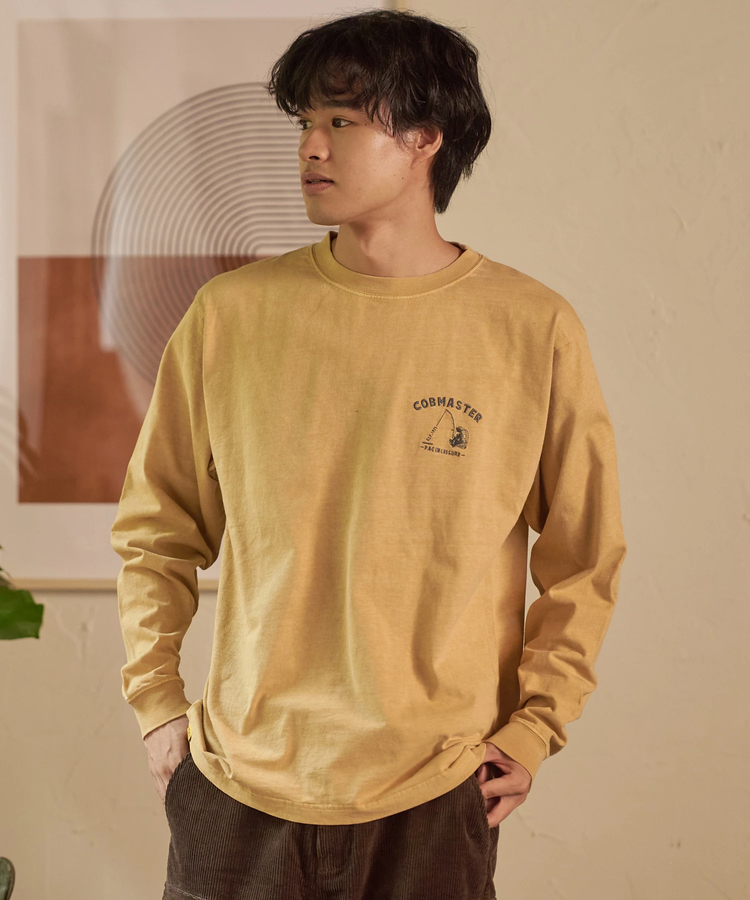 COBMASTER/コブマスター ピグメント染め 刺繍ベーシックL/STEE