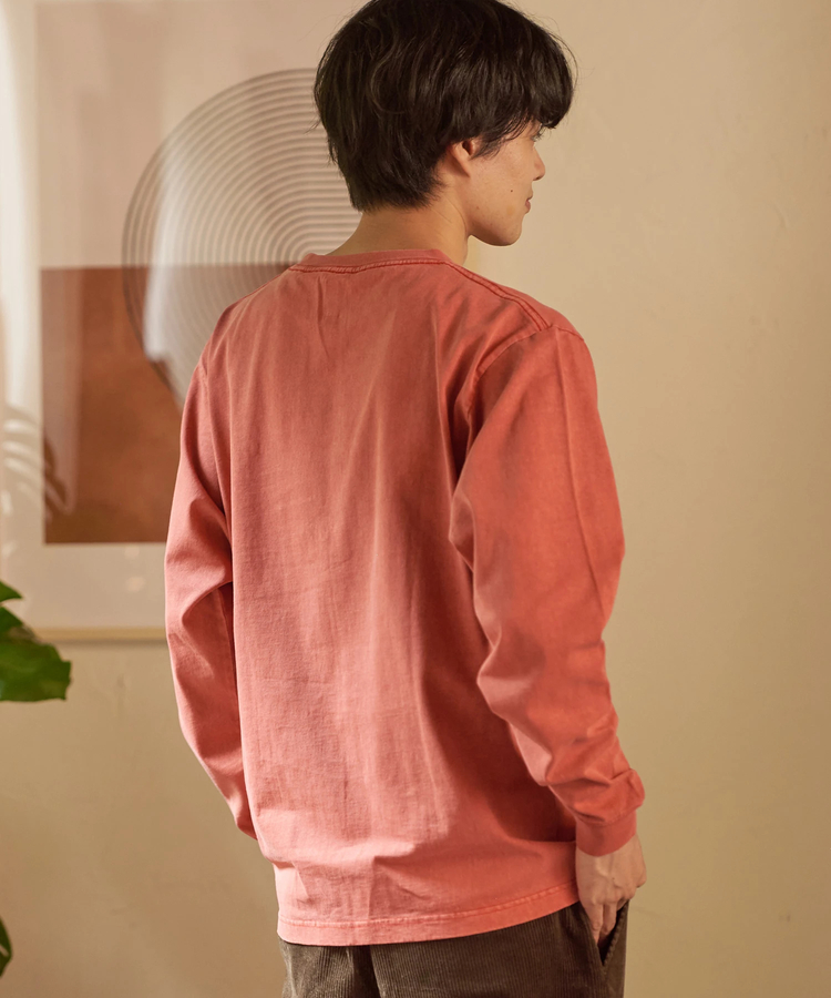 go slow caravan(ゴースローキャラバン) |COBMASTER/コブマスター ピグメント染め 刺繍ベーシックL/STEE《釣りベアー》(MENS)