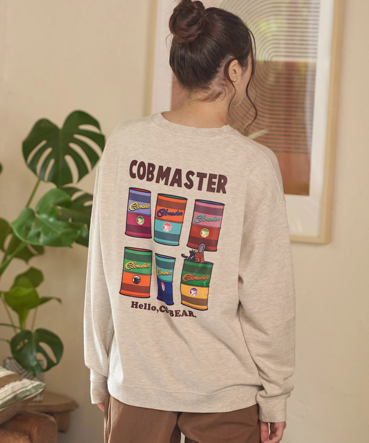 go slow caravan(ゴースローキャラバン) |COBMASTER/コブマスター 裏毛スウェット《ドラム缶ベアー》(MENS)
