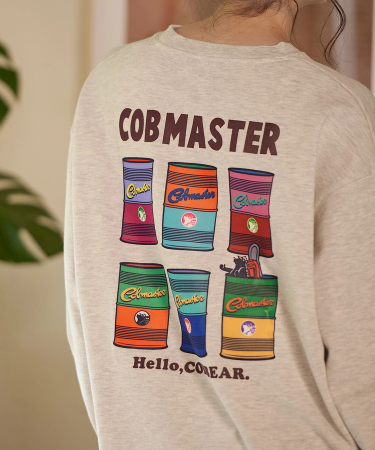go slow caravan(ゴースローキャラバン) |COBMASTER/コブマスター 裏毛スウェット《ドラム缶ベアー》(MENS)