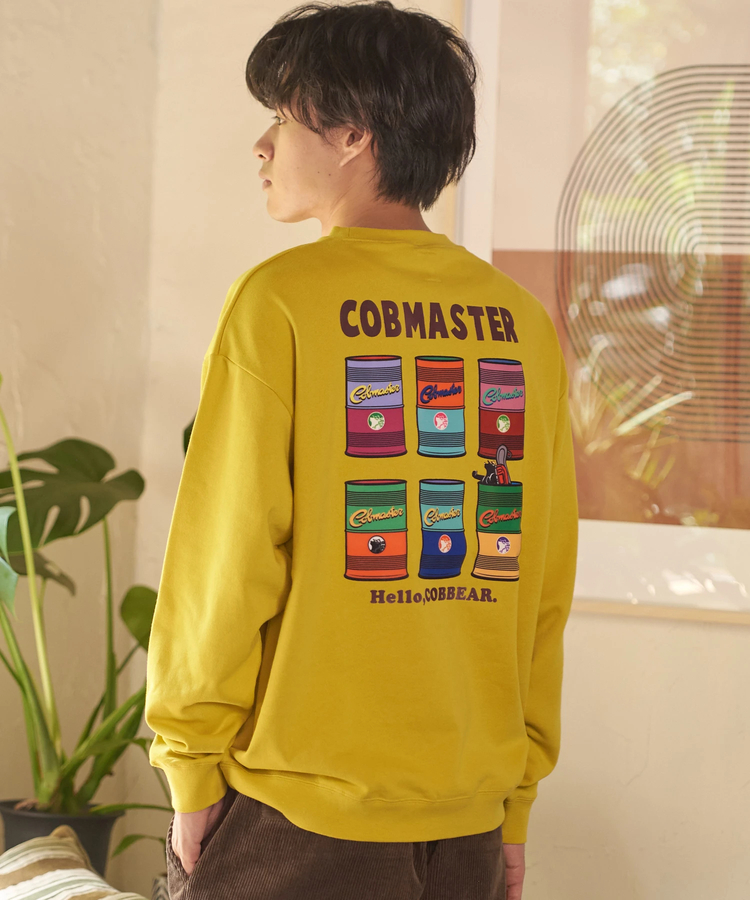 go slow caravan(ゴースローキャラバン) |COBMASTER/コブマスター 裏毛スウェット《ドラム缶ベアー》(MENS)