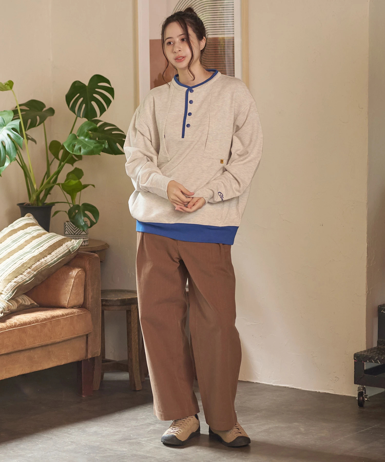 go slow caravan(ゴースローキャラバン) |COBMASTER/コブマスター 裏毛 ダブルポケット ヘンリースウェット (MENS)