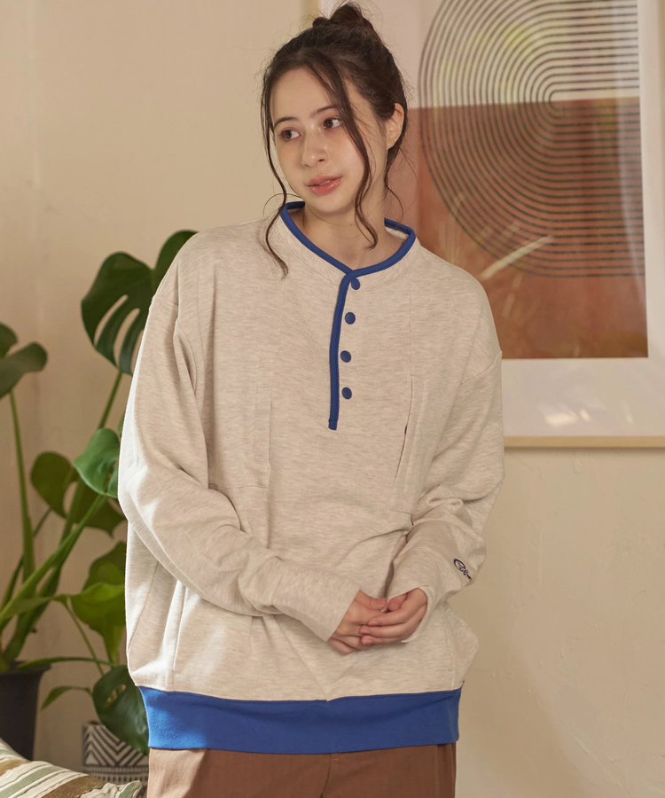 go slow caravan(ゴースローキャラバン) |COBMASTER/コブマスター 裏毛 ダブルポケット ヘンリースウェット (MENS)