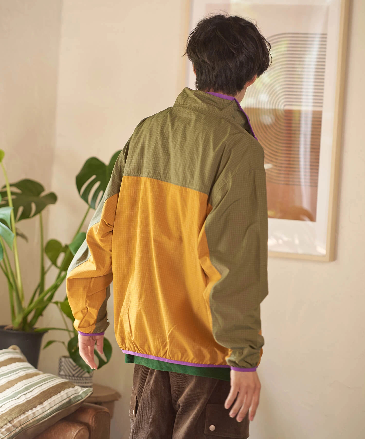 COBMASTER/コブマスター ナイロンリップ ハーフジップP/O JKT COBMASTER/コブマスター ナイロンリップ ハーフジップP/O JKT