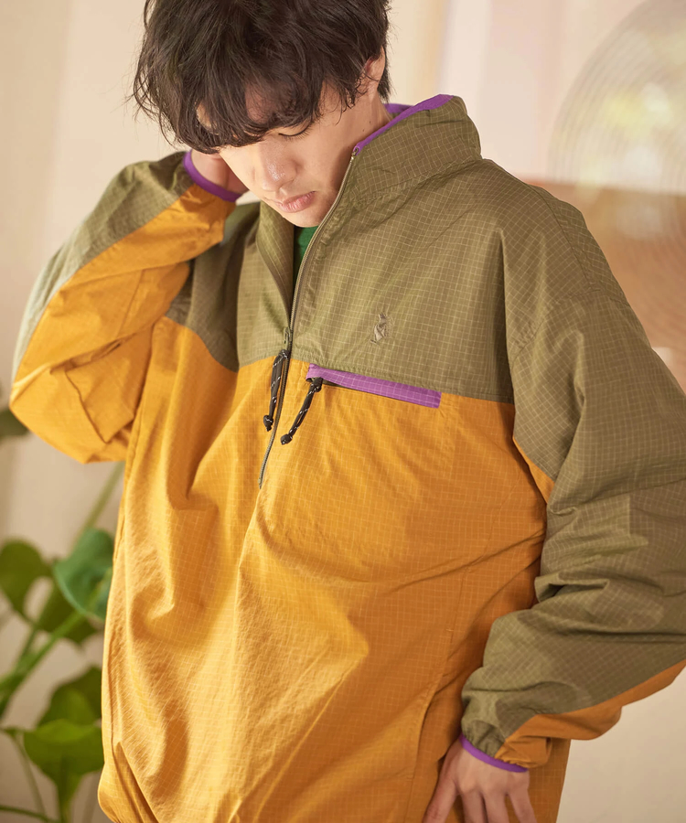 go slow caravan(ゴースローキャラバン) |COBMASTER/コブマスター ナイロンリップ ハーフジップP/O JKT (MENS)
