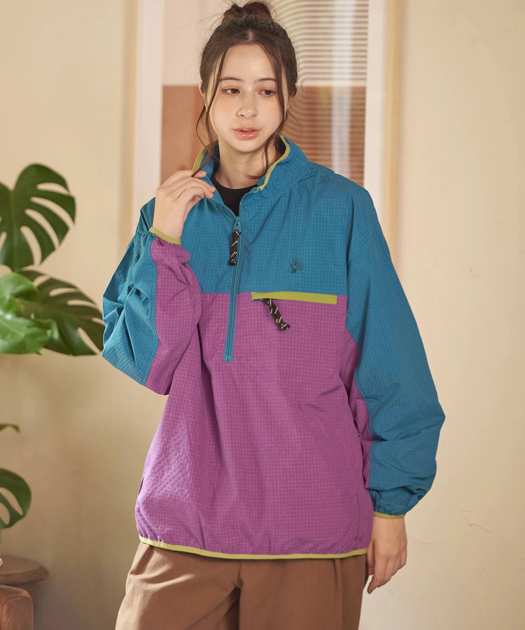 go slow caravan(ゴースローキャラバン) |COBMASTER/コブマスター ナイロンリップ ハーフジップP/O JKT (MENS)