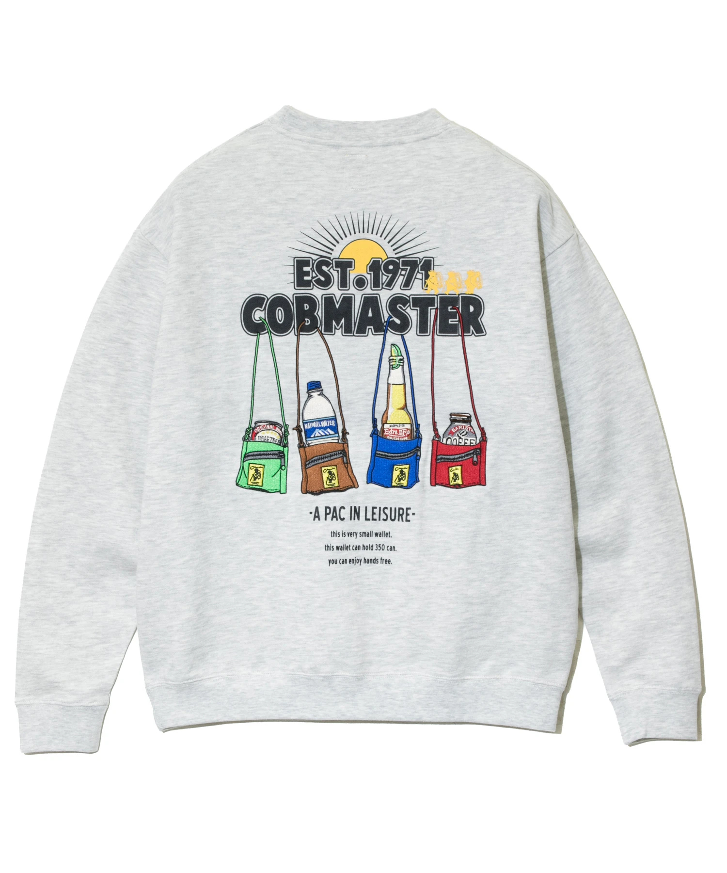 COBMASTER/コブマスター 裏毛 刺繍/プリント スウェット《CAN