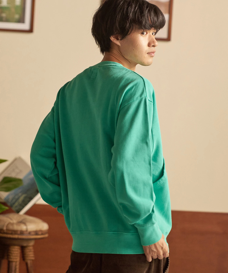 go slow caravan(ゴースローキャラバン) |COBMASTER/コブマスター 裏毛 ピグメント染め ラゲッジスウェット (MENS)
