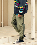 go slow caravan(ゴースローキャラバン) |ナイロン×コットンナイロンニットリブパンツ (MENS)
