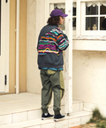 go slow caravan(ゴースローキャラバン) |ナイロン×コットンナイロンニットリブパンツ (MENS)