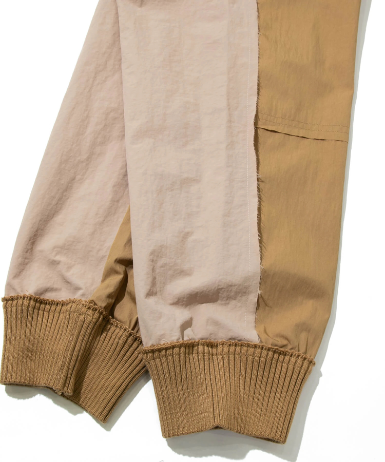 go slow caravan(ゴースローキャラバン) |ナイロン×コットンナイロンニットリブパンツ (MENS)