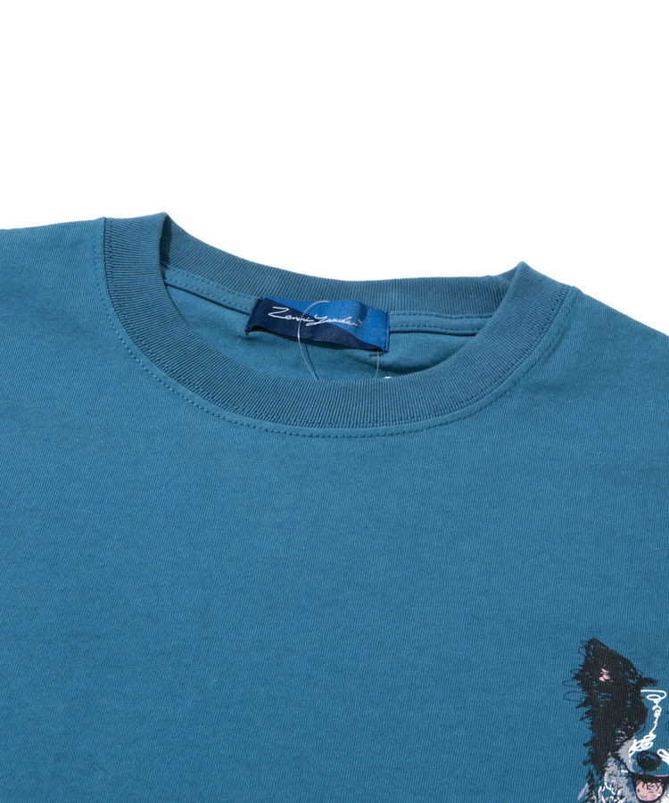 go slow caravan(ゴースローキャラバン) |ZENRI YASUDA/ゼンリヤスダ ボーダーコリーTシャツ (MENS)