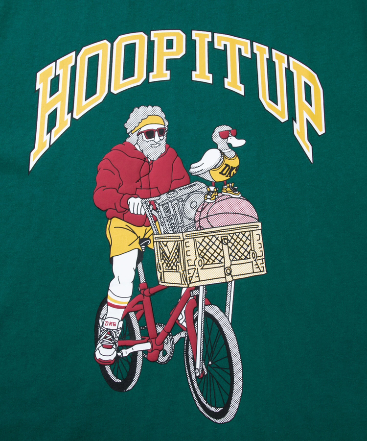 go slow caravan(ゴースローキャラバン) |Duckster/ダックスター 吸水速乾ビッグTEE《HOOP IT UP》(MENS)