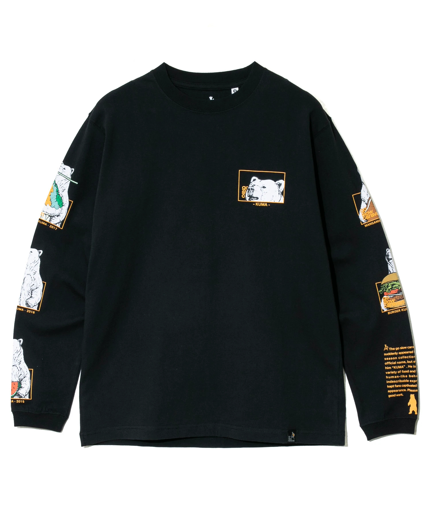 GSC直営限定】USA/C KUMAスクエアLOGO ロングスリーブTEE (MENS GSC直営限定】USA/C KUMAスクエアLOGO ロングスリーブTEE (MENS