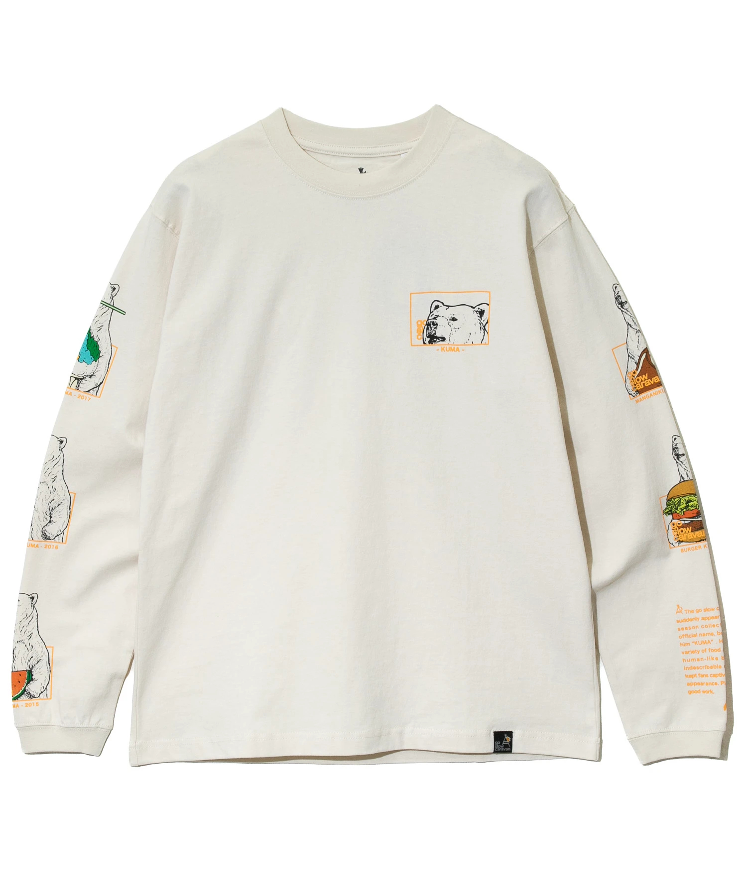 GSC直営限定】USA/C KUMAスクエアLOGO ロングスリーブTEE (MENS