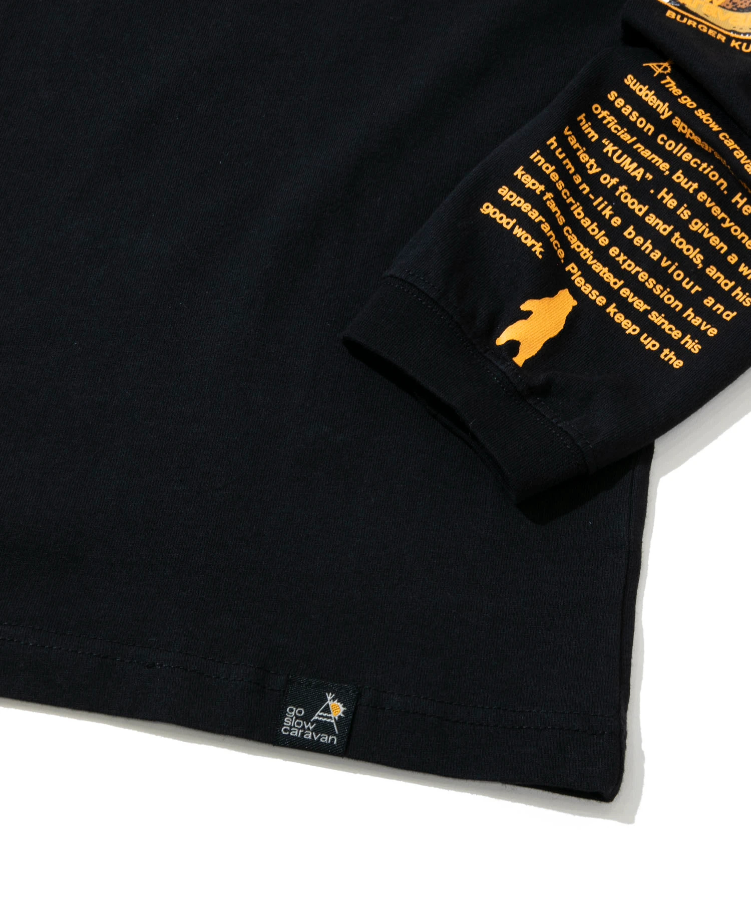 GSC直営限定】USA/C KUMAスクエアLOGO ロングスリーブTEE (MENS