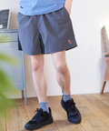 go slow caravan(ゴースローキャラバン) |Duckster/ダックスター ダック刺繍 撥水ナイロンショーツ (MENS)