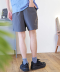 go slow caravan(ゴースローキャラバン) |Duckster/ダックスター ダック刺繍 撥水ナイロンショーツ (MENS)