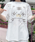 go slow caravan(ゴースローキャラバン) |libi se mi to/リビ セ ミ ト とらTシャツ (WOMENS)