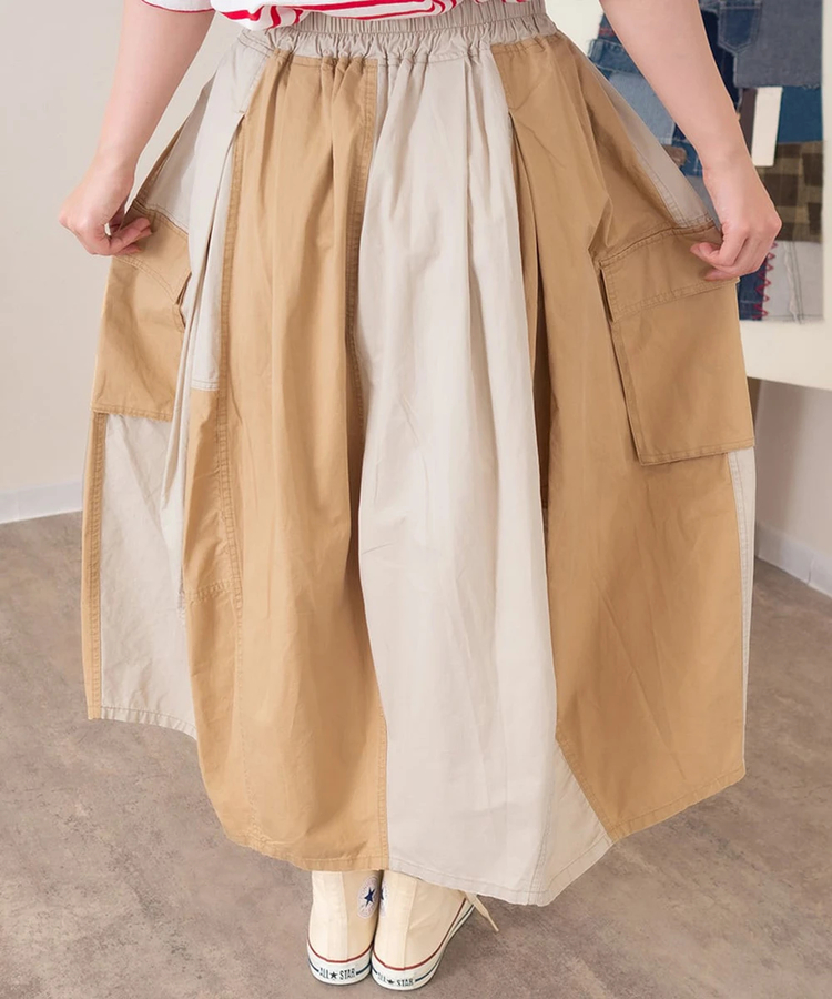 go slow caravan（ゴースローキャラバン）の「mililopiulu/ミリロピュール ガーメントダイ切替ワンピース（ワンピース）」 -  WEAR