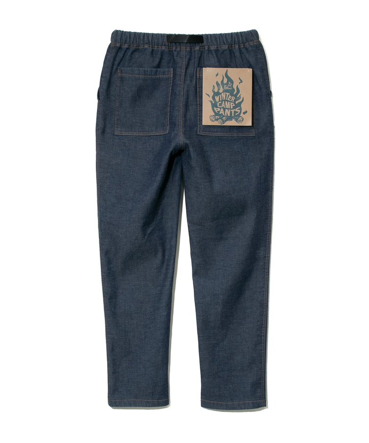 go slow caravan(ゴースローキャラバン) |ストレッチデニム裏フリース冬キャンプパンツ (MENS/WOMENS)