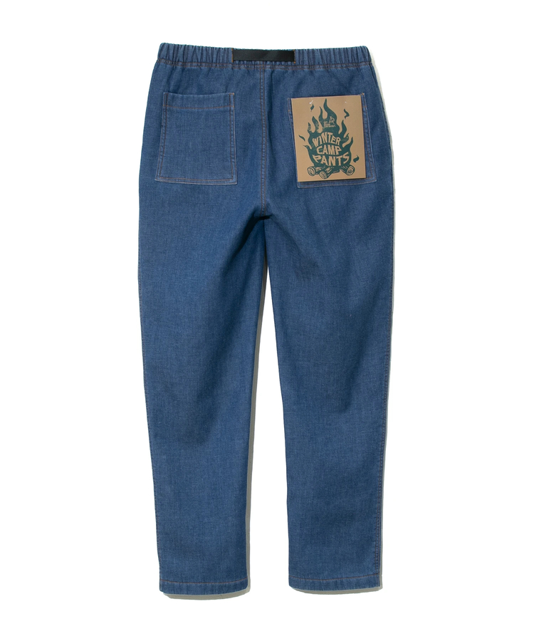go slow caravan(ゴースローキャラバン) |ストレッチデニム裏フリース冬キャンプパンツ (MENS/WOMENS)